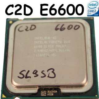 CPU Intel 775 Core 2 Duo 2 x 2,4 GHz E6600 Tray / SL9S8