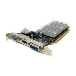 MSI ATI Radeon HD 5450 1GB PCI-E 16x/16-Fach Full Profile HDMI VGA DVI