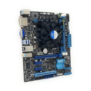 Mainboard Asus P8H61-M LE/USB3 Rev.2.01 Sockel 1155 microATX ohne Slotblende + Intel i3-2120T