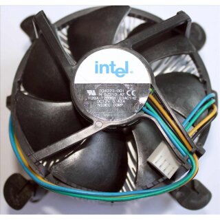 Neu Original Intel Lüfter D34223-001 für Sockel 775 CPUs Single Core 3,0 / Alu-Kern