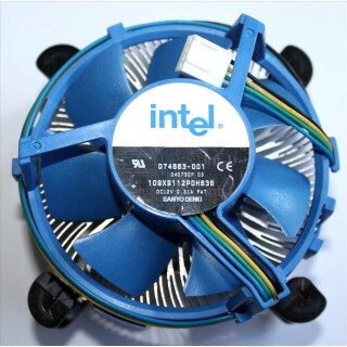 Neu Original Intel Lüfter D74883-001 für Sockel 775 CPUs / Xeon und Core 2 Extreme / CU-Kern