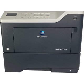Laserdrucker Konica Minolta Bizhub 4702P Duplex LAN USB A4 47 Seiten/Min max. 50.000 Seiten