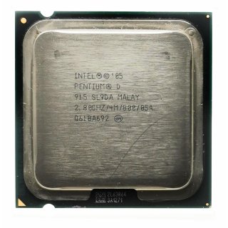 CPU Intel 775 Pentium Dual Core 2 x 2,8 GHz D 915 Tray / SL9DA