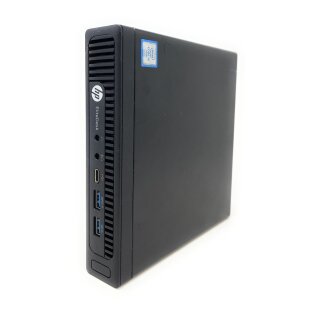 HP 600 G2 Mini i5-6500T 8GB DDR4 RAM 256 GB SSD Win 10 Quad Core 4x 2,5 GHz Ohne optisches Laufwerk  A-Ware