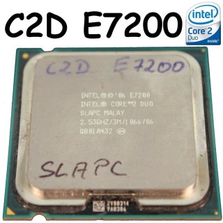CPU Intel 775 Core 2 Duo 2 x 2,933 GHz E7500 Tray / SLGTE