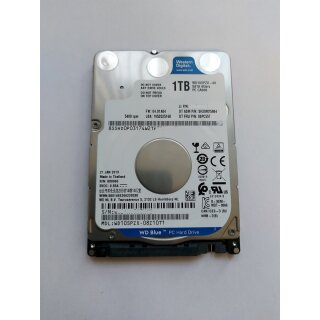 Western Digital WD10SPZX 1TB SATA III 5400RPM 2,5 Zoll 128MB Notebook Festplatte