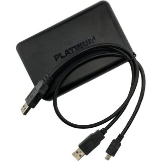 10x PLATINUM USB 2.0 Gehäuse für 2,5 Zoll SATA Festplatten USB Laptop Notebook