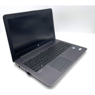 HP ZBook G4 15,6 Zoll FHD i7-7820HQ 4x 2,9 GHz 16 GB RAM 256GB M.2 NGFF SSD W11P o. Tas fehlt/nicht prüfbar 13940