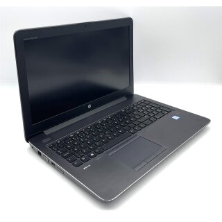 HP ZBook G4 15,6 Zoll FHD i7-7820HQ 4x 2,9 GHz 16 GB RAM 256GB M.2 NVMe SSD W11P NOR QWERTY 13944