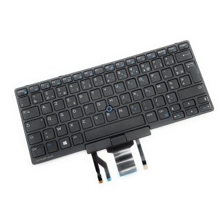 Dell MP-13L86F0J698 Französich QWERTZ Tastatur LATITUDE E5450 E7450 E5470 E5480