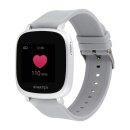 X-WATCH IVE XW FIT Silver Smartwatch Fitness Tracker Uhr...