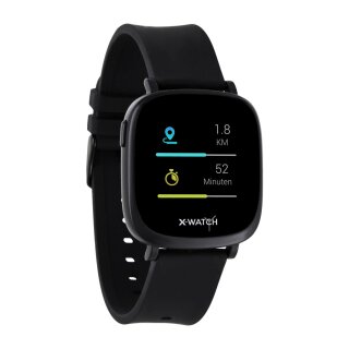 X WATCH IVE XW FIT Black Smartwatch Fitness Tracker Uhr Sportuhr Androi 24 90