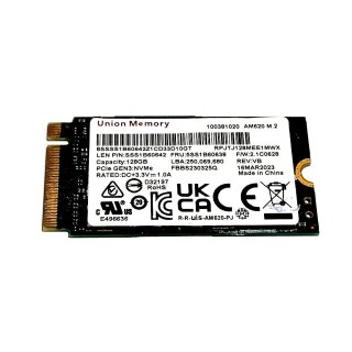 Union Memory 128 GB SSD M.2 2242 NVME PC Festplatte Laptop PCIe 3.0 x4