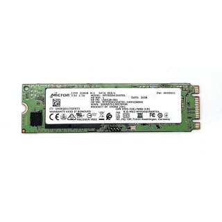Micron 256 GB SSD M.2 2280 NVMe PC Festplatte Laptop MTFDDAV256TDL