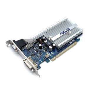 Asus GeForce 8400 GS Passiv 512 MB DDR 2 PCI-E 2.0 Grafikkarte VGA DVI-I PC