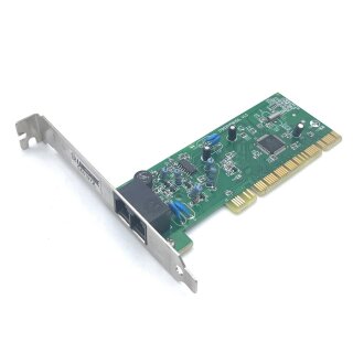 Longshine LCS-8056M internal 56K PCI Voice/Fax/Modem Card Adapter Karte 2xRJ11