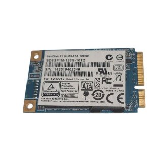 SanDisk X110 128 GB SSD mSATA Sata III 6.0Gb/s PC Laptop Notebook Festplatte