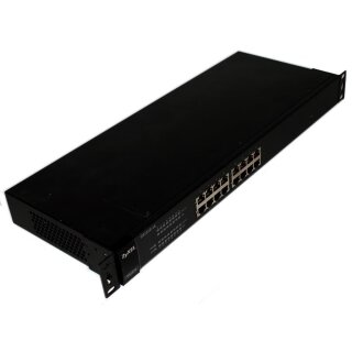 Switch Zyxel GS1510-16 16-Port 10/100 LAN 19-Zoll Rack 1HE