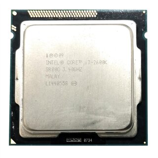 CPU Intel Quad Core i7-2600k 4x 3,4 GHz 1155 Sockel Prozessor 2.Gen Tray