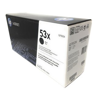 Toner Original HP Q7553X 53X  Black / Schwarz 7.000 Seiten Neuware