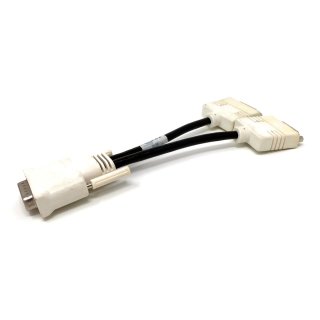 Display Adapter DMS-59 Stecker auf 2x DVI-I Buchse