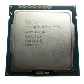 CPU Intel 1155 Gen 3 Core i7 4 x 3,4 GHz  i7-3770s Tray / SR0PN