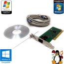 AVM Fritz Card PCI V2.1 ISDN Karte PCi LOW Profile +...
