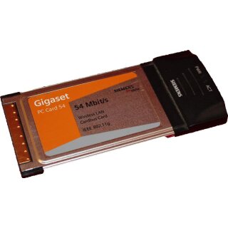 Siemens Gigaset PC Card 54 WLAN Netzwerk-Karte PCMCIA