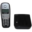 Siemens Gigaset A260 DECT Mobilteil mit Ladeschale und Netzteil