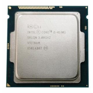 CPU Intel Quad Core i5-4590s 4x 3,0 GHz  1150 Sockel Prozessor 4.Gen Tray