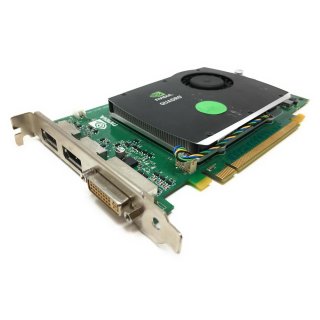 Dell Nvidia Geforce Quadro FX 580 512MB PCI-E 16x / 16F-ach Aktiv FullProfile 2x Displayport DVI-I 0R784K