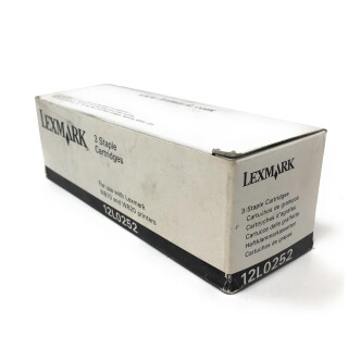 Heftklammern Original Lexmark 12L0252 Menge 3x 5.000 Heftklammern Neuware