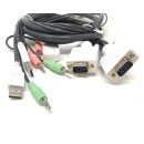 USB VGA KVM Original Switch EFB EB977 / 2-Port VGA USB Audio auf 1-Port VGA USB Audio - Neuware