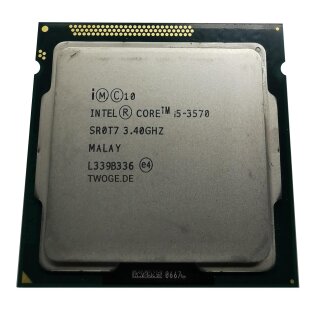 CPU Intel 1155 Gen 3 Core i5 4 x 3,4 GHz  i5-3570 Tray / SR0T7