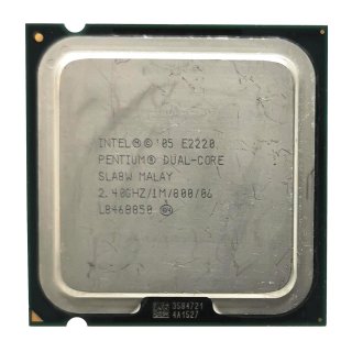 CPU Intel 775 Pentium Dual Core 2 x 2,4 GHz E2220 Tray / SLA8W