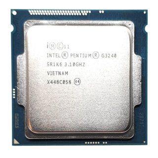 CPU Intel Pentium Dual Core G3240 2x 3,1 GHz 1150 Sockel Prozessor 4.Gen Tray