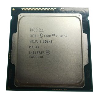 CPU Intel 1150 Core i3 2 x 3,5 GHz i3-4150 Tray / SR1PJ