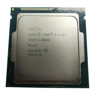 CPU Intel 1150 Core i3 2 x 3,5 GHz i3-4150 Tray / SR1PJ