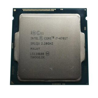 CPU Intel 1150 Core i7 4 x 2,2 GHz i7-4785T Tray / SR1QU
