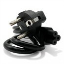 Netzkabel / Stromkabel 3-Polig min. 0,9m schwarz Mickey...