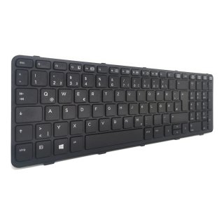 Notebook-Tastatur HP 650 655 G1 738696-041 ohne backlight QWERTZ deutsch / schwarz A-Ware