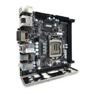 Mainboard MSI B85I MS-7851 Sockel 1150 mini-ITX mit Slotblende