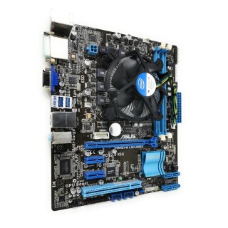 Mainboard Asus P8H61-M LE/USB3 Sockel 1155 microATX ohne Slotblende + Intel i5-3330