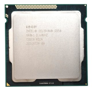 CPU Intel Celeron Dual Core G550 2x 2,6 GHz 1155 Sockel Prozessor 2.Gen Tray
