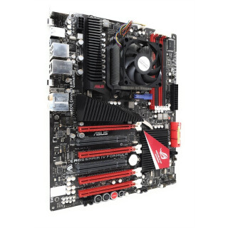 Mainboard Asus Crosshair IV Formula Sockel AM3 ATX ohne Slotblende + Phenom II X4 850
