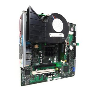 Systemboard Dell GX 280 0H5354 Sockel 775 ohne Slotblende + Pentium 2,8 + Kühler + RAM