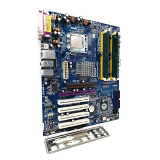 Mainboard ASRock 775Dual-VSTA Sockel 775 ATX mit Slotblende + C2D E6300 + 1GB RAM