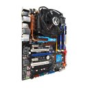 Mainboard Asus P5Q-E Sockel 775 ATX ohne Slotblende + C2D E8400 + 4GB RAM + K&uuml;hler