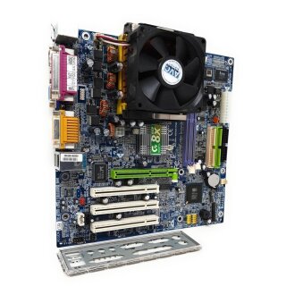 Mainboard Gigabyte GA-8S661FXM Sockel 478 microATX mit Slotblende + Celeron 2,66GHz + Kühler