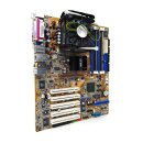 Mainboard Asus P4P800-E Deluxe Sockel 478 ATX ohne Slotblende + Pentium 3,0GHz + K&uuml;hler
